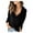 Black, variant on RYRJJ Womens Swiss Dot Button Down Shirts Dressy Casual Work Tops Summer Long Sleeve Collared Business Blouses(Black,S)