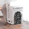 thumbnail image 6 of Pofeuu Snake Print Large Bookend Hold Heavy Books- Wood Bookends for Heavy Books Heavy Duty Book Ends Wood Bookends for Office Desk Non-Skid, 6 of 7