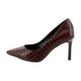 thumbnail image 2 of Naturalizer Anna Women's Heels Cranberry Red Croco Size 8 M, 2 of 8
