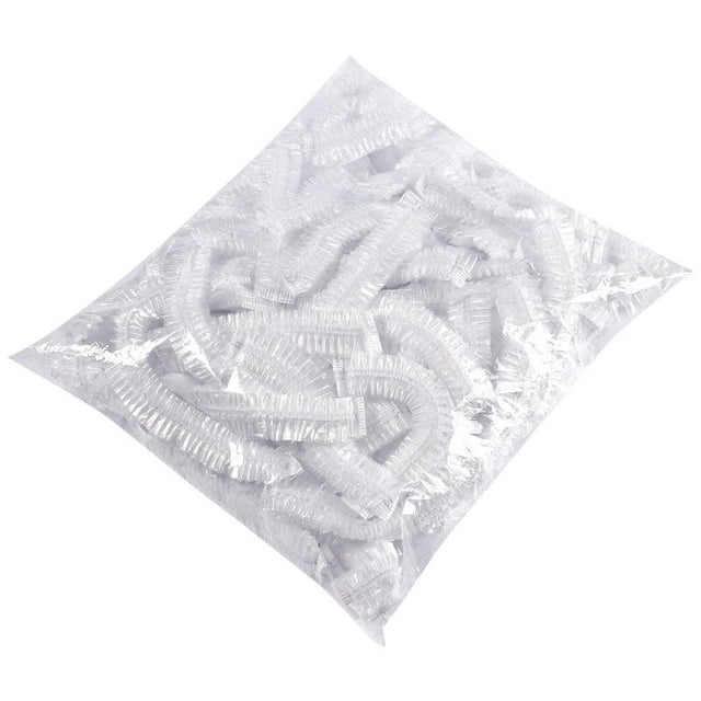 Cubierta desechable de plástico para alimentos, cubierta elástica de grado alimenticio para zapatos, gorro de ducha, cuencos, tapas, bolsa de ahorro de alimentos frescos, 200/10 piezas