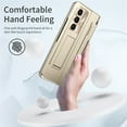 thumbnail image 5 of ELEHOLD Full Body Case for Samsung Galaxy Z Fold5,Hinge Protection Built-in Screen Protector Hidden Bracket Kickstand Luxury Plating Armor Shockproof Case for  Galaxy Z Fold5 2023, Gold, 5 of 7