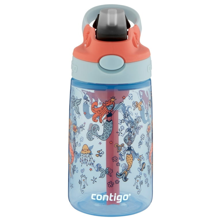 Contigo Kids Water Bottle with Redesigned AUTOSPOUT Straw, 14 oz., Sloths