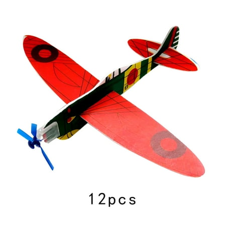 BESTSKY Airplane Toy,Diy Assembly Toy Airplane,Hand-Thrown Gliding Design Airplane Toys for Toddlers 3-5,,