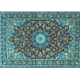thumbnail image 1 of Ahgly Company Indoor Rectangle Oriental Light Blue Traditional Area Rugs, 2' x 3', 1 of 4