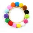 300pc 1 Inch Assorted Pompoms & 100pc Wiggle Eyes Kit Multicolor DIY