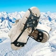 thumbnail image 6 of Grade Anti-Skid Ice Gripper 8-Tooth Traction Cleats ​Spikes Footwear Over Shoes Covers Crampon, 6 of 8