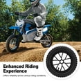 thumbnail image 3 of 12.5x2.75 Rear Wheel Rim Tire Assembly, Rubber Enhanced Grip Dirt Bike Rear Wheel Rim Tire Assembly  for 2 Stroke 47cc 49cc Pocket Bike, 3 of 7