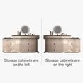 thumbnail image 6 of Lartis Makeup Vanity with Stool, Very Easy to Assemble, Retractable TV Cabinet Combination, Dressing Table Desk in one, Super Storage, 6 of 13