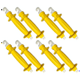 thumbnail image 4 of 8-Pack Electric Fence Rubber Gate, Electric Fence Spring Handle, Insulated Plastic Handle, Yellow Rubber Gate Handle, 4 of 8