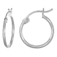 thumbnail image 1 of Arete Arracada Diamantada De Plata Ley 925 Imperial Jewelry 25 mm, 1 of 3