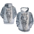 thumbnail image 4 of LAOLIUSN 3D Tiger Graphic Hoodie for Men, All-Over Print Pullover Sweatshirt, Big and Tall Plus Size Streetwear Hoodie with Pocket S-4XL, 4 of 7