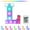 White L, variant on Ikohbadg Colorful LED Marquee Letter Lights with Remote, Multicolor Party Decorations for Home, Multi-Color Changing Light for Events, Weddings, Birthdays, Christmas