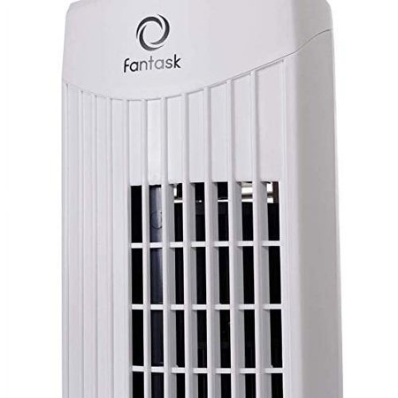 Oscillating Tower Fan Quiet Bladeless 28 White