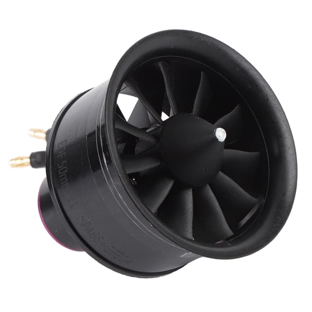 Ventilador Con Conductos Para Avión RC, EDF 50 Mm, 11 Aspas, Ventilador Con Conductos 21 V 41 A, Fácil De Instalar, Alto Rendimiento Para Modelos RC