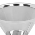 thumbnail image 3 of Pour Over Coffee Filter, Slow Drip, 1-6 Cups, Cone Filter, Reusable, Stainless Steel, 3 of 4