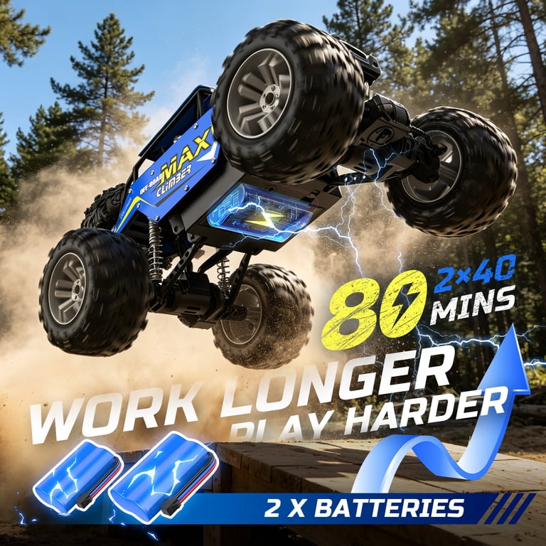 JoyStone Metal Car 1:8 Scale 4WD RC Monster Truck, Remote Control