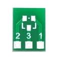 thumbnail image 4 of 50 piezas SOT23 SOT23-3 vueltas SIP3 adaptador SMD DIP de doble cara, placa convertidora SOT SIP IC, zócalo PCB, kit de bricolaje, 4 of 4