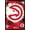 Black Framed Version, variant on NBA Atlanta Hawks - Maximalist Logo 23 Wall Poster, 22.375" x 34" Framed