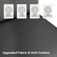 thumbnail image 5 of LAUSAINT HOME 7 Pieces Patio Conversation Set, Outdoor Sectionals with 6 Chairs and 1 Coffee Table, Gray Cushions, 5 of 7