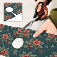 thumbnail image 6 of Yayeee Faucet Mat for Kitchen Sink 14.7" Diatomite Long Splash Guard Pad, Floral Christmas, 2 Pack, 6 of 7
