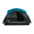 Coleman 4Person Carlsbad Dark Room Dome Camping Tent with Screen Room