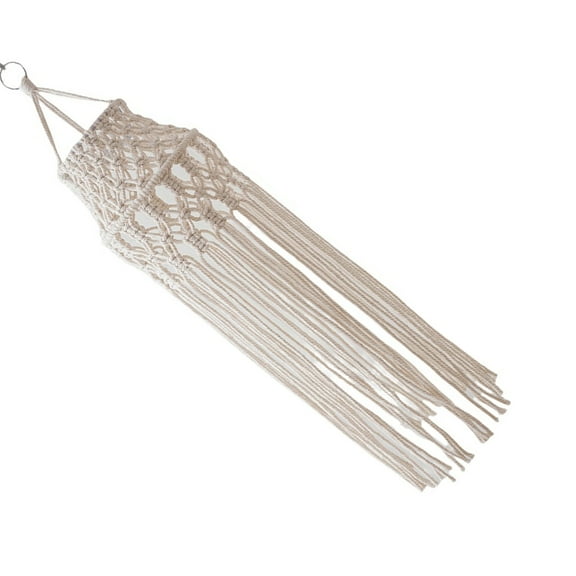 Handwoven Macrames Lampshade Hanging Pendant Light Cover Bohemian Home Decor