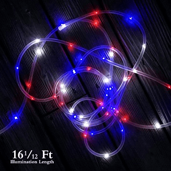 

Flipo 50 LED Bright White Solar Rope Light / Each