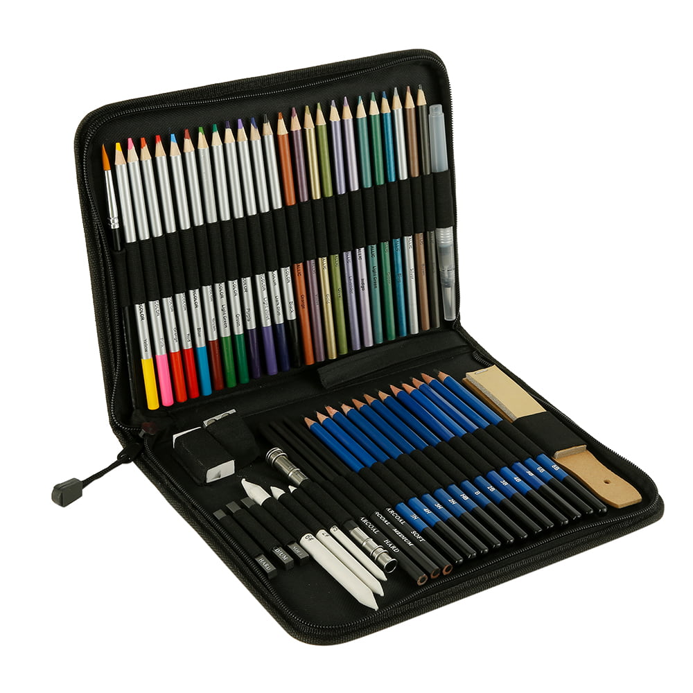 Odomy 72 Pieces of Painting and Art Supplies Set, Colored Drawing Pencils Set - Sketching, Colored Pencils, Ideal Art Kit for Beginners & Professional