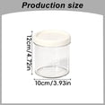 thumbnail image 4 of 800ML mason jars,vasos para avena trasnochada,10oz Glass Jars with Lids , Apricot, Wide Mouth Mason jars for Salad, Yogurt, Snacks, Meal Prep,1pcs, 4 of 9