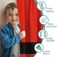 thumbnail image 3 of Blackout Kids Curtains,Red Christmas Santa Costume Pattern Childrens Insulated Curtains Set Of 2,Bedroom Essentials,Toddler Room Decor 52"x63", 3 of 5