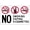 Warning Sign 1, variant on No Smoking Vaping or E-Cigarettes Sign - 8"x12" Aluminum Metal Sign, Indoor Outdoor Use
