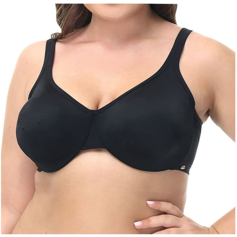 Clearance Sales! Zpanxa Bras for Women Plus Size Seamless Push Up Sports  Bra Comfortable Breathable Base Tops Underwear Womens Bras Sports Bra Black