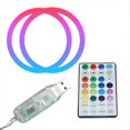 thumbnail image 1 of RGB LED Light Strip for PS5 Console Multiple Effects with Lighting, 1 of 5