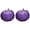 Purple*2, variant on Pumpkin Ornaments, Soft Flocked Artificial Fall Pumpkins For Halloween Thanksgiving Harvest Home Table Centerpiece Mantel Shelf Cabinet Fireplace Seasonal Decor,Farmhouse Decor