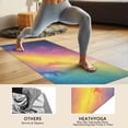 thumbnail image 4 of Colorful Galaxy Pattern Hot Yoga Mat Towel Non Slip for Hot Yoga - Quick-Drying Yoga Mat Cover with 4 Corner Pockets with Travel Bag - Hot Yoga Towel Non Slip Grip Moisture Wicking Sweat 70"x26", 4 of 6