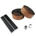 thumbnail image 3 of NIBOLOG 2Pcs Bike Handlebar Tapes Faux Leather Perforated Handle Straps Riding Supplies, 3 of 7