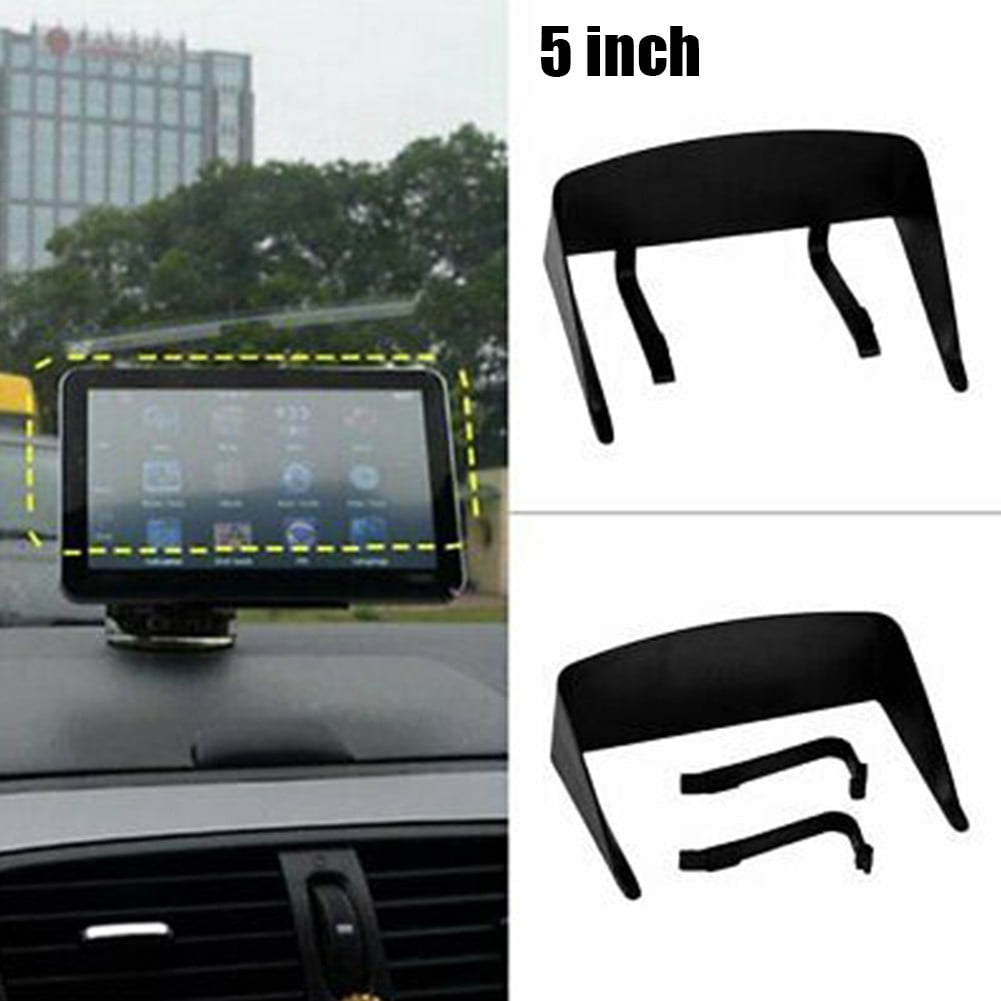 5 Inch Universal Gps Navigator Sun Shade Glare Visor Shield Car Sun