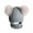 Gray, variant on HESHENG Kid Child Baby Boys Girls Beanie Hat Cap Winter Warm Double Pom Pom Bobble Knit Hats Scraf Set 2PCS