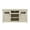 White, variant on PAPROOS TV Stands for Living Room up to 65" TV, Farmhouse TV Console Media Console with Open Shelves and Barn Doors, Wood TV Stand With Storage and Glass Doors, TV Stand With Cabinet, White