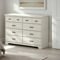 thumbnail image 1 of South Shore Versa 8-Drawer Dresser for Adult, in Winter Oak, 1 of 13