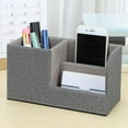 thumbnail image 4 of Office Supplies Desk Organizer Storage Box for Pen Business Card Remote Control Mobile Phone Home Office Desktop Pen Holder Remote Control Cosmetic Organizer Storage Box, 4 of 7