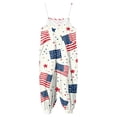 thumbnail image 5 of gdxvjhbj Girls Jumpsuits Summer Girls Jumpsuit Girl Summer Romper Pants Kids Long Spring Rompers with Pockets Size 7-8 (Red,7-8 Years), 5 of 5