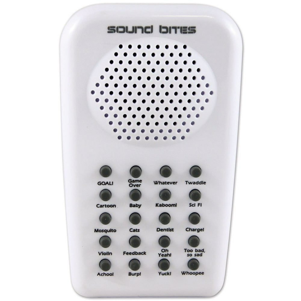 Electronic Sound Bites 2.0 Handheld Prankster Machine With 20 Noise