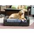 thumbnail image 2 of Iconic Pet Rattan Pet Sofa Bed - Indoor/Outdoor, 2 of 12