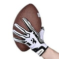 thumbnail image 5 of QUETO Gants de Rugby Unisexes Rouges Full Football Américain, 5 of 5