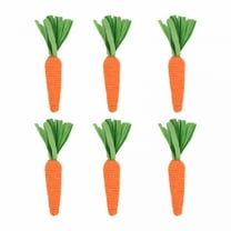 LAMIRO Jute Carrots Easter Decor Orange Mini 6