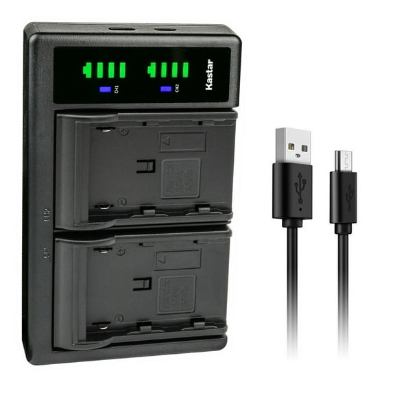 Kastar LTD2 USB Battery Charger Replacement for Canon ES5000, ES6000, ES6500V, ES7000ES, ES7000V, ES8000V, ES8100V, ES8200V, ES8400V, ES8600, G10, G10Hi, G15Hi, G20Hi, G30Hi, G35Hi, G45Hi