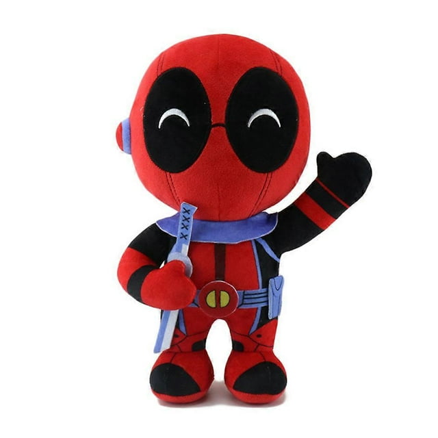 Deadpool Plush Toy Cartoon Anime Peripheral Stuffed Doll Holiday Birthday Gift for Fans Collectors