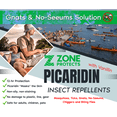 thumbnail image 5 of Zone Protects Picaridin Insect Repellent Combo; 10oz Picaridin Spray w/ 8oz Refill Bottle; DEET-Free, Oil-Free; 12-hr Protection Against Mosquitoes, Ticks, Biting Flies and Chiggers, 5 of 7