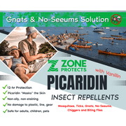 Zone Protects Picaridin Insect Repellent; Scented Wipes, 80-ct. Perfect for Faces, Ears, Necks and Children